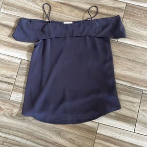 Dressy top gray. Like new